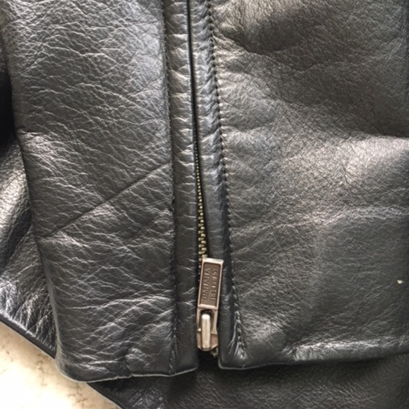 Banana Republic Leather Bomber Jacket - Picture 3 of 8